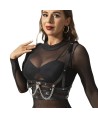 SUBBLIME - HARNAIS CORSET AVEC CHAÎNE DÉTAIL TAILLE UNIQUE