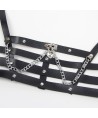 SUBBLIME - HARNAIS CORSET AVEC CHAÎNE DÉTAIL TAILLE UNIQUE