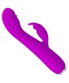 PRETTY LOVE - VIBRATEUR RECHARGEABLE RACHEL AVEC ONDES STIMULANTES VIOLET