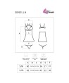LIVCO CORSETTI FASHION - BINELLA SET BABYDOLL + TANGA NEGRO