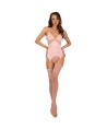 LIVCO CORSETTI FASHION - PERSINNE PEACH SET CORSET + PANTY + MEDIAS