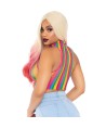 LEG AVENUE - HAUT EN FILET MULTICOLORE