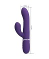 PRETTY LOVE - VIBRATEUR MULTIFONCTION G-SPOT VIOLET