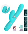 PRETTY LOVE - VIBRATEUR MULTIFONCTION G-SPOT VERT AQUA