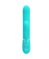 PRETTY LOVE - PERLITA VIBRATEUR MULTIFONCTION 3 EN 1 POINT G VERT AQUA