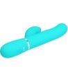 PRETTY LOVE - PERLITA VIBRATEUR MULTIFONCTION 3 EN 1 POINT G VERT AQUA