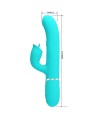 PRETTY LOVE - VIBRATEUR LAPIN À LÉCHER VERT AQUA