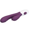 PRETTY LOVE - BUTTERFLY KISS VIBRATEUR RABBIT ET STIMULATEUR DE POINT G VIOLET