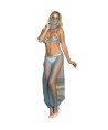 SUBBLIME - SET DE LENCERIA INDIA STYLE AZUL S/M