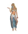 SUBBLIME - SET DE LENCERIA INDIA STYLE AZUL S/M