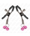 KINK - PINCE À METON DOUBLE CLOCHE ROSE 6 CM