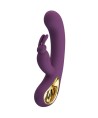 PRETTY LOVE - LIAM VIBRATEUR LAPIN ET STIMULATEUR DE POINT G VIOLET