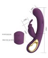 PRETTY LOVE - LIAM VIBRATEUR LAPIN ET STIMULATEUR DE POINT G VIOLET
