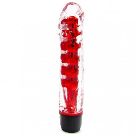VIBRATEUR SANINEX FANTASTIC REALITY ROUGE