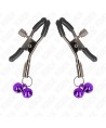 KINK - PINCE À METON DOUBLE CLOCHE VIOLET 6 CM