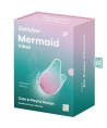 SATISFYER - MERMAID VIBES STIMULATEUR VIBRATEUR MENTHE ET ROSE
