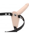 FETISH SUBMISSIVE HARNESS - VIBRATEUR SILICONE FLESH 15 CM