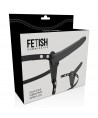 FETISH SUBMISSIVE HARNESS - VIBRATEUR SILICONE NOIR 15 CM
