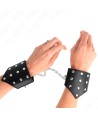 KINK - BRACELETS STYLE POINT NOIR AVEC CHAÎNE RÉGLABLE 17-23 CM X 8,5 CM