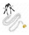 KINK - PINCES À TÉLÉTON CHAÎNE AVEC PENDENTIF CORNE 30 CM