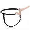 FETISH SUBMISSIVE HARNESS - VIBRATEUR FLESH UP DOUBLE PÉNÉTRATION