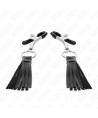 KINK - PINCES À TÉLÉMONS À PAMPONS EN CUIRETTE 6 CM