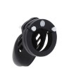HIDDEN DESIRE - EXTREME CAGE DE CHASTETÉ SILICONE TAILLE S NOIR