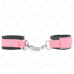 KINK - APPUI-POIGNETS RÉGLABLES EN NÉOPRÈNE ROSE RÉGLABLE 22-34 CM