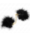 KINK - MANCHETTES EN PLUME AVEC CHAÎNE OR MODÈLE 0