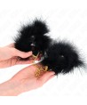 KINK - MANCHETTES EN PLUME AVEC CHAÎNE OR MODÈLE 0