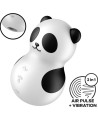SATISFYER - POCKET PANDA STIMULATEUR VIBRATEUR NOIR ET BLANC