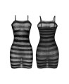 SUBBLIME - 951733 ROBE RÉSEILLE RAYURES NOIRES TAILLE UNIQUE