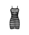SUBBLIME - 951733 ROBE RÉSEILLE RAYURES NOIRES TAILLE UNIQUE