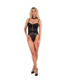 LIVCO CORSETTI FASHION - RUBIKA LC XG079 BODY CON GARGANTILLA NEGRO S