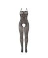 SUBBLIME - 951726 BODYSTOCKING NOIR EN RÉSILLE ÉLASTIQUE SANS FOURRURE TAILLE UNIQUE