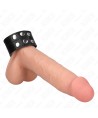 KINK - ANNEAU PÉNIS EN CUIR AVEC FERMETURE À PRESSION 18,5 X 3,3 CM