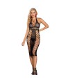 SUBBLIME - 952310 ROBE LONGUE RÉSEILLE NOIRE TAILLE UNIQUE