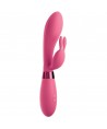 OMG SELFIE SILICONE VIBRATOR RABBIT ROSE