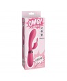 OMG SELFIE SILICONE VIBRATOR RABBIT ROSE
