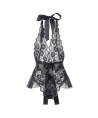 SUBBLIME - 930806 BODY SEXY À VOLANTS NOIR S/M