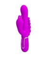 PRETTY LOVE - CAMMY TRIPLE VIBRATEUR MULTIFONCTION 4 EN 1 ROSE
