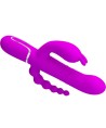PRETTY LOVE - CAMMY TRIPLE VIBRATEUR MULTIFONCTION 4 EN 1 ROSE
