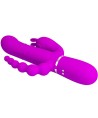 PRETTY LOVE - CAMMY TRIPLE VIBRATEUR MULTIFONCTION 4 EN 1 ROSE
