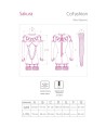 LIVCO CORSETTI FASHION - COMBINAISON SAKURA CF 90357 + GANTS LONGS + PORTE-JARRETELLES NOIR L/XL