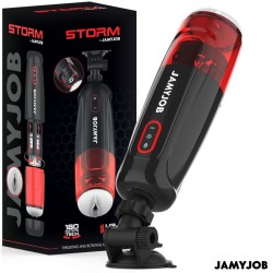 JAMYJOB - STORM MASTURBATEUR VAGINAL AUTOMATIQUE AVEC 10 MODES, ROTATION ET POUSSE