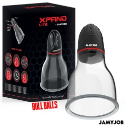 JAMYJOB - XPAND LITE POMPE À TESTICULES AUTOMATIQUE 3 NIVEAUX D'ONDES STIMULANTES GRIS