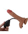 PRETTY LOVE - SLIP HARNAIS UNIVERSEL AVEC GODE VIBRANT ET SQUIRTING 15,5 CM MULATO