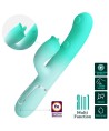 PRETTY LOVE - VIBRATEUR LAPIN MULTIFONCTION GIGI VERT AQUA