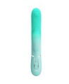 PRETTY LOVE - VIBRATEUR LAPIN MULTIFONCTION GIGI VERT AQUA