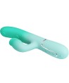 PRETTY LOVE - VIBRATEUR LAPIN MULTIFONCTION GIGI VERT AQUA